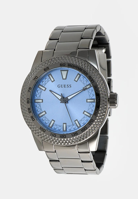 reloj guess barato original gris y azul para hombre